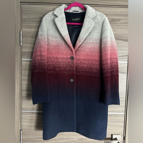 Andrew Marc Bellaire Ombré Wool Coat-Small - Picture 4 of 9